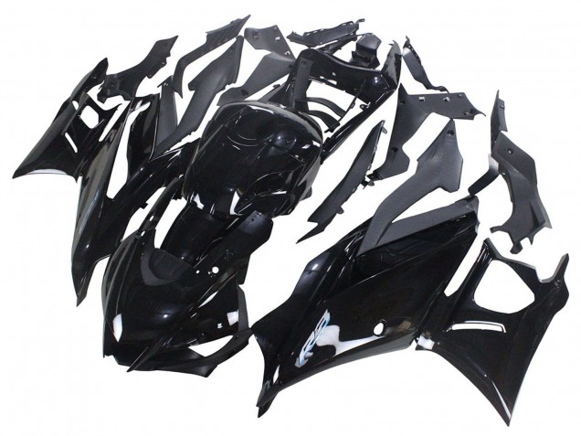 Erschwingliche Yamaha YZF R3/R25 Motorrad Verkleidung 2022-2024 - Glanzendes Schwarz