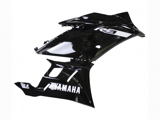 Erschwingliche Yamaha YZF R3/R25 Motorrad Verkleidung 2022-2024 - Glanzendes Schwarz
