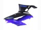 Erschwingliche Yamaha YZF R3/R25 Motorrad Verkleidung 2022-2024 - Blau Matt Schwarz
