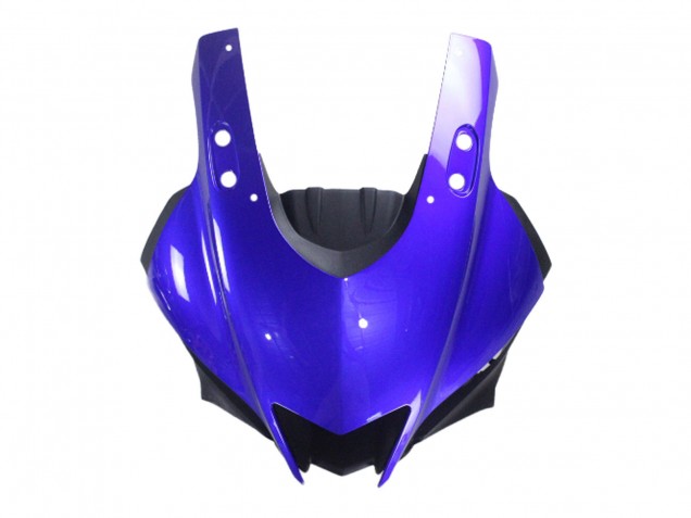 Erschwingliche Yamaha YZF R3/R25 Motorrad Verkleidung 2022-2024 - Blau Matt Schwarz