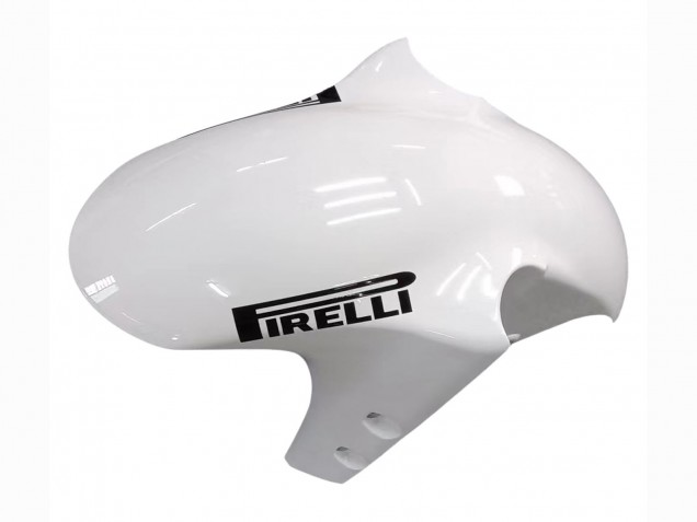 Erschwingliche Yamaha YZF 1000 R1 Motorrad Verkleidung 1998-1999 - Weiss Glanzendes Schwarz