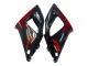 Erschwingliche Yamaha YZF 1000 R1 Motorrad Verkleidung 1998-1999 - Glanzendes Schwarz Rot