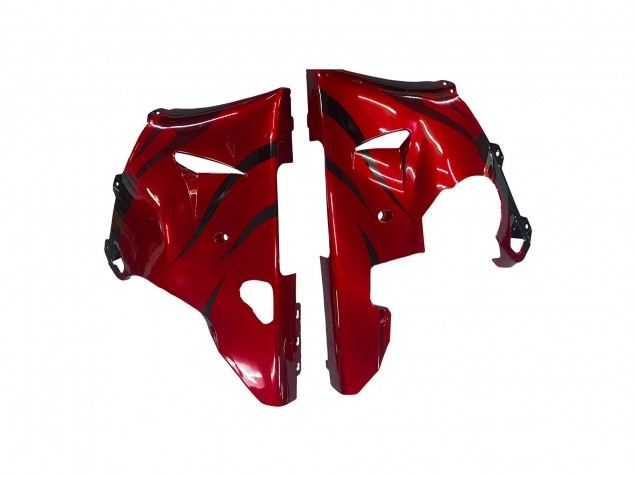Erschwingliche Yamaha YZF 1000 R1 Motorrad Verkleidung 1998-1999 - Glanzendes Schwarz Rot