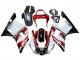 Erschwingliche Yamaha YZF 1000 R1 Motorrad Verkleidung 2000-2001 - Rot Weiss Glanzendes Schwarz