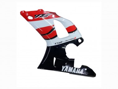 Erschwingliche Yamaha YZF 1000 R1 Motorrad Verkleidung 2000-2001 - Rot Weiss Glanzendes Schwarz