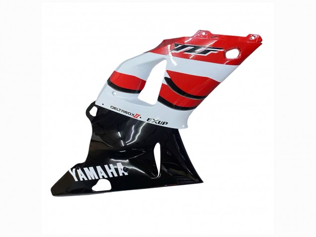 Erschwingliche Yamaha YZF 1000 R1 Motorrad Verkleidung 2000-2001 - Rot Weiss Glanzendes Schwarz