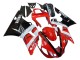 Erschwingliche Yamaha YZF 1000 R1 Motorrad Verkleidung 2000-2001 - Rot Weiss Glanzendes Schwarz