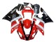 Erschwingliche Yamaha YZF 1000 R1 Motorrad Verkleidung 2000-2001 - Rot Weiss Glanzendes Schwarz
