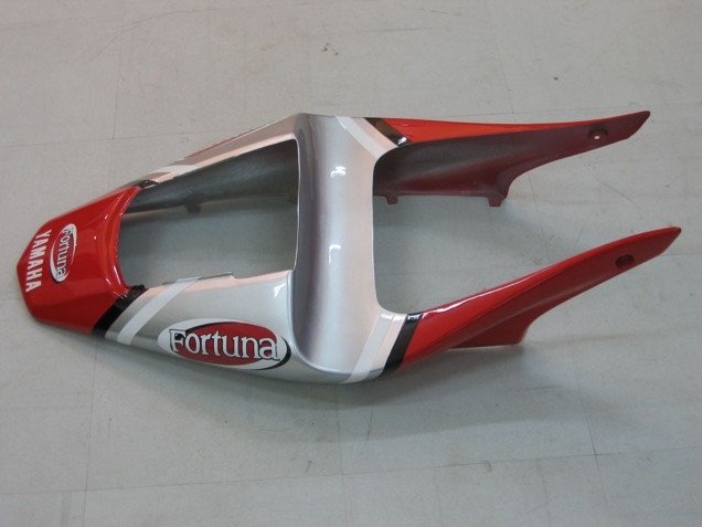 Erschwingliche Yamaha YZF 1000 R1 Motorrad Verkleidung 2000-2001 - Silber Rot Fortuna Motul
