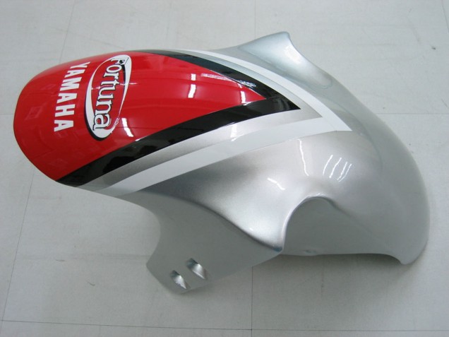Erschwingliche Yamaha YZF 1000 R1 Motorrad Verkleidung 2000-2001 - Silber Rot Fortuna Motul