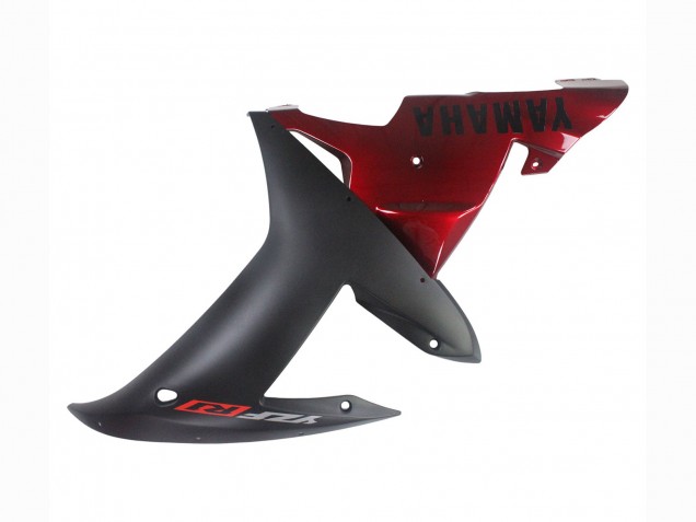 Erschwingliche Yamaha YZF 1000 R1 Motorrad Verkleidung Kit 2002-2003 - Rot Matt Schwarz