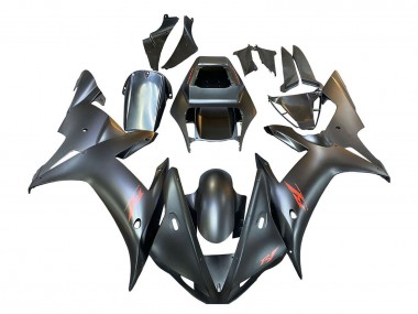 Erschwingliche Yamaha YZF 1000 R1 Motorrad Verkleidung 2002-2003 - Matt Schwarz Rot