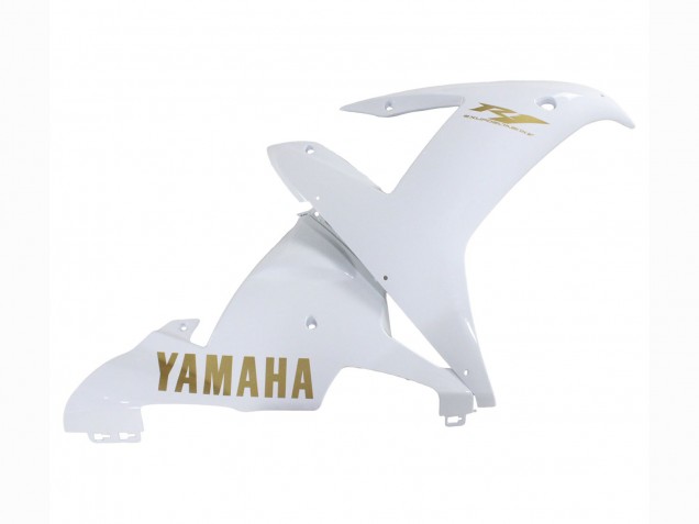 Erschwingliche Yamaha YZF 1000 R1 Motorrad Verkleidung 2002-2003 - Weiss Gold Aufkleber