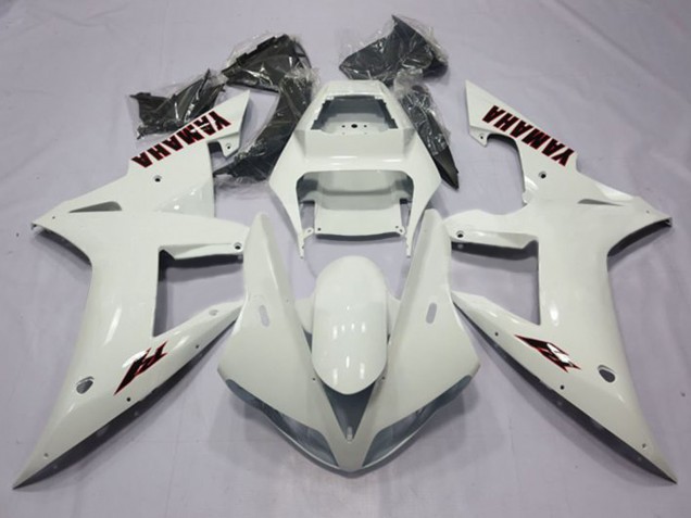Erschwingliche Yamaha YZF 1000 R1 Motorrad Verkleidung 2002-2003 - Perl Weiss Schwarz