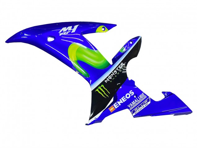 Erschwingliche Yamaha YZF 1000 R1 Motorrad Verkleidung 2002-2003 - Blau Schwarz Grun MoviStar ENEOS Monster