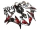 Erschwingliche Yamaha YZF 1000 R1 Motorrad Verkleidung 2004-2006 - Glanzendes Schwarz Rot Flamme