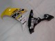 Erschwingliche Yamaha YZF 1000 R1 Motorrad Verkleidung 2004-2006 - Gelb Weiss Glanzendes Schwarz