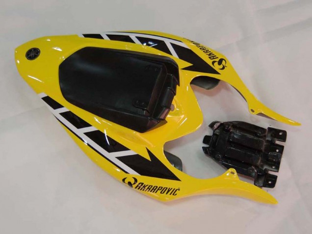 Erschwingliche Yamaha YZF 1000 R1 Motorrad Verkleidung 2004-2006 - Gelb Weiss Glanzendes Schwarz