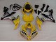 Erschwingliche Yamaha YZF 1000 R1 Motorrad Verkleidung 2004-2006 - Gelb Weiss Glanzendes Schwarz