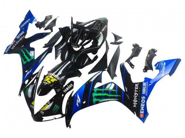 Erschwingliche Yamaha YZF 1000 R1 Motorrad Verkleidung 2004-2006 - Blau Schwarz Gelb Grun Monster Yamalube ENEOS 69