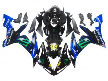 Erschwingliche Yamaha YZF 1000 R1 Motorrad Verkleidung 2004-2006 - Blau Schwarz Gelb Grun Monster Yamalube ENEOS 69