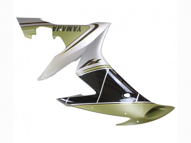 Erschwingliche Yamaha YZF 1000 R1 Motorrad Verkleidung 2004-2006 - HellGold Weiss Glanzendes Schwarz