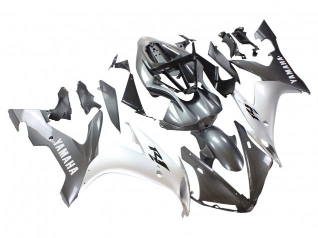 Erschwingliche Yamaha YZF 1000 R1 Motorrad Verkleidung 2004-2006 - Silber Grau