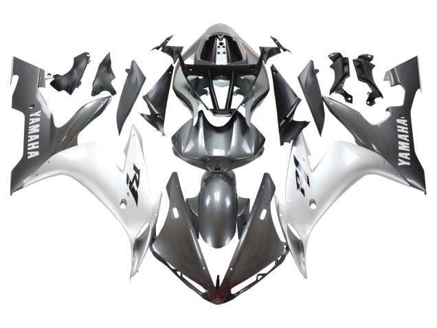 Erschwingliche Yamaha YZF 1000 R1 Motorrad Verkleidung 2004-2006 - Silber Grau