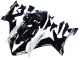 Erschwingliche Yamaha YZF 1000 R1 Motorrad Verkleidung 2004-2006 - Glanzendes Schwarz Weiss Motul