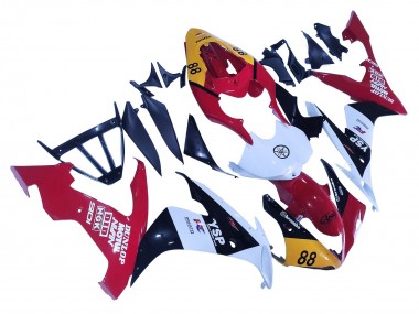 Erschwingliche Yamaha YZF 1000 R1 Motorrad Verkleidung 2004-2006 - Gelb Rot Weiss Schwarz YSP 88