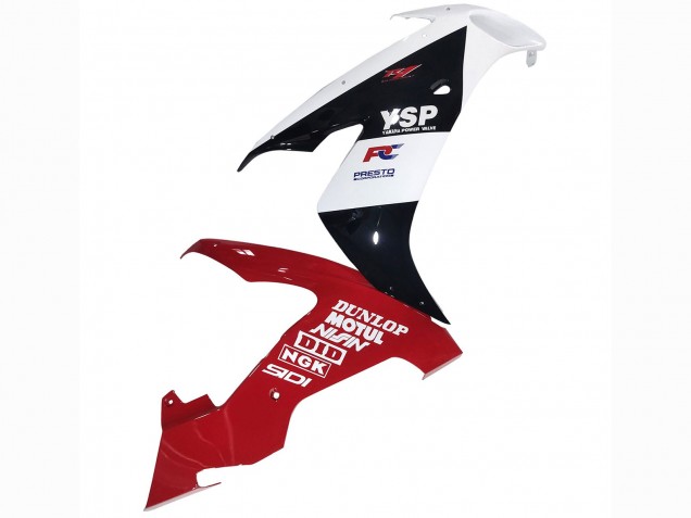 Erschwingliche Yamaha YZF 1000 R1 Motorrad Verkleidung 2004-2006 - Gelb Rot Weiss Schwarz YSP 88