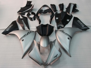 Erschwingliche Yamaha YZF 1000 R1 Motorrad Verkleidung 2009-2011 - Silber Schwarz