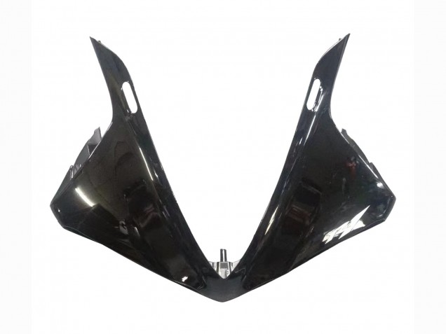 Erschwingliche Yamaha YZF 1000 R1 Motorrad Verkleidung 2009-2011 - Glanzendes Schwarz Weiss Aufkleber