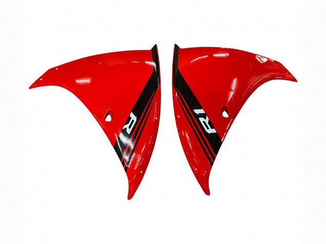 Erschwingliche Yamaha YZF 1000 R1 Motorrad Verkleidung 2012-2014 - Rot Glanzendes Schwarz