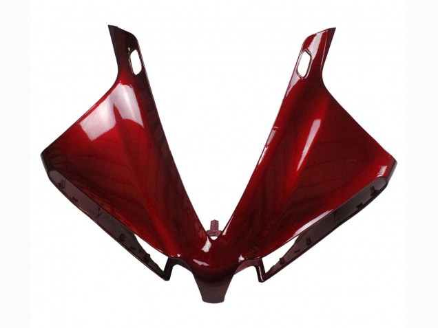 Erschwingliche Yamaha YZF 1000 R1 Motorrad Verkleidung 2012-2014 - Rot Glanzendes Schwarz