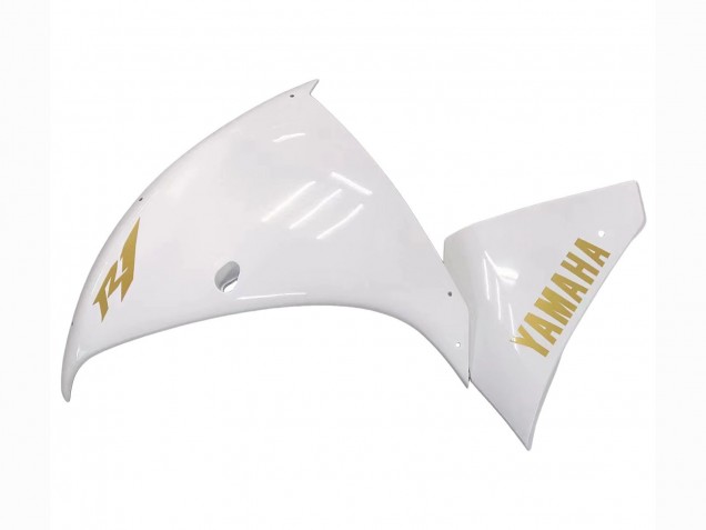 Erschwingliche Yamaha YZF 1000 R1 Motorrad Verkleidung 2012-2014 - Weiss Gold Aufkleber