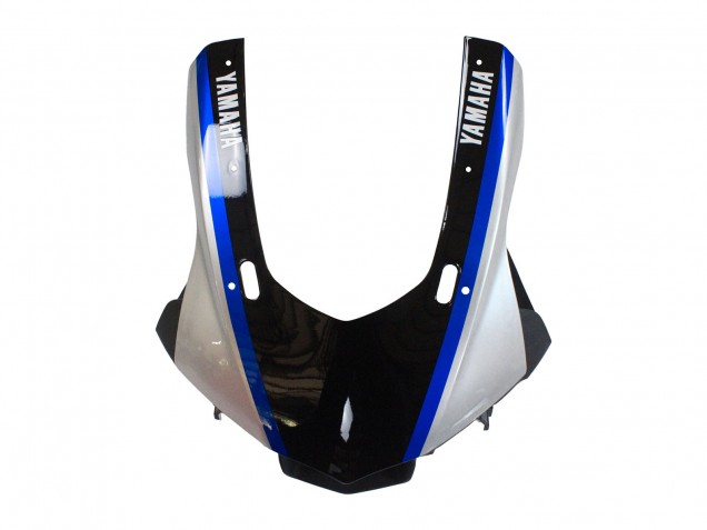 Erschwingliche Yamaha YZF 1000 R1 Motorrad Verkleidung 2015-2019 - Silber Blau Glanzendes Schwarz