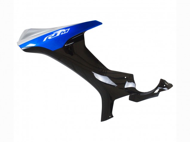 Erschwingliche Yamaha YZF 1000 R1 Motorrad Verkleidung 2015-2019 - Silber Blau Glanzendes Schwarz