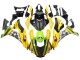 Erschwingliche Yamaha YZF 1000 R1 Motorrad Verkleidung 2015-2019 - Gelb Grun Hai