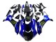 Erschwingliche Yamaha YZF 1000 R1 Motorrad Verkleidung 2015-2019 - Blau Glanzendes Schwarz Grun Monster