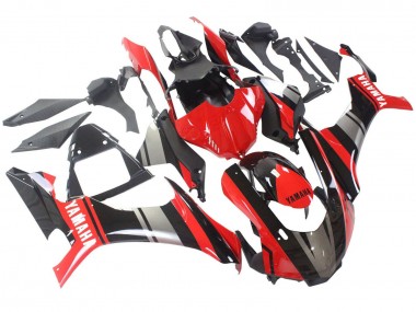 Erschwingliche Yamaha YZF 1000 R1 Motorrad Verkleidung 2015-2019 - Rot Schwarz Silber