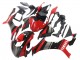 Erschwingliche Yamaha YZF 1000 R1 Motorrad Verkleidung 2015-2019 - Rot Schwarz Silber