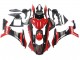 Erschwingliche Yamaha YZF 1000 R1 Motorrad Verkleidung 2015-2019 - Rot Schwarz Silber