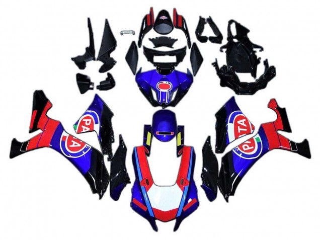Erschwingliche Yamaha YZF 1000 R1 Motorrad Verkleidung 2020-2025 - Blau Rot Gelb Schwarz Pata