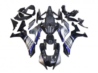 Erschwingliche Yamaha YZF 1000 R1 Motorrad Verkleidung 2020-2025 - Silber Blau Schwarz BKSOD