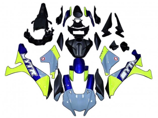 Erschwingliche Yamaha YZF 1000 R1 Motorrad Verkleidung 2020-2025 - Blau Grun Schwarz