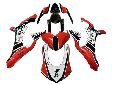Erschwingliche Yamaha YZF 1000 R1 Motorrad Verkleidung 2020-2025 - Weiss Rot Schwarz