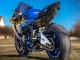 Erschwingliche Yamaha YZF 1000 R1 Motorrad Verkleidung 2020-2025 - Blau Gold