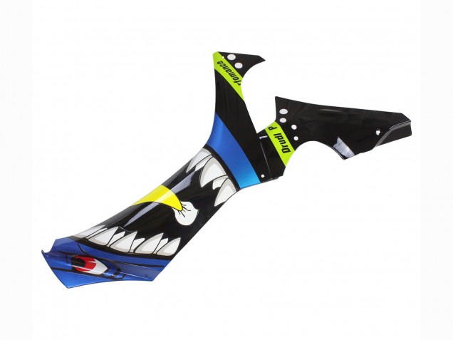 Erschwingliche Yamaha YZF 1000 R1 Motorrad Verkleidung 2020-2025 - Blau Grun Schwarz Hai