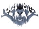 Erschwingliche Yamaha YZF 1000 R1 Motorrad Verkleidung 2020-2025 - Glanzendes Grau